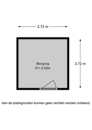 Floorplan - Bulgersteyn 7305, 3011 AB Rotterdam